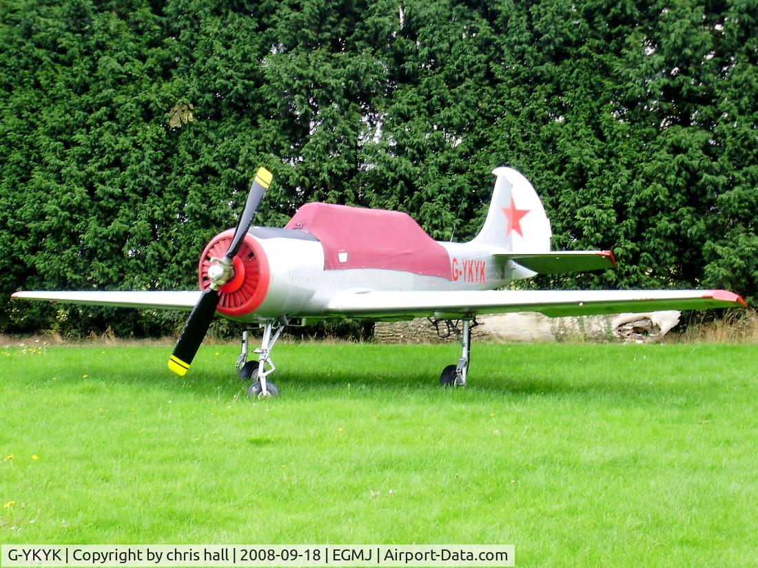 G-YKYK, 1998 Yakovlev (Aerostar) Yak-52 C/N 9812106, Previous ID: LY-AHB