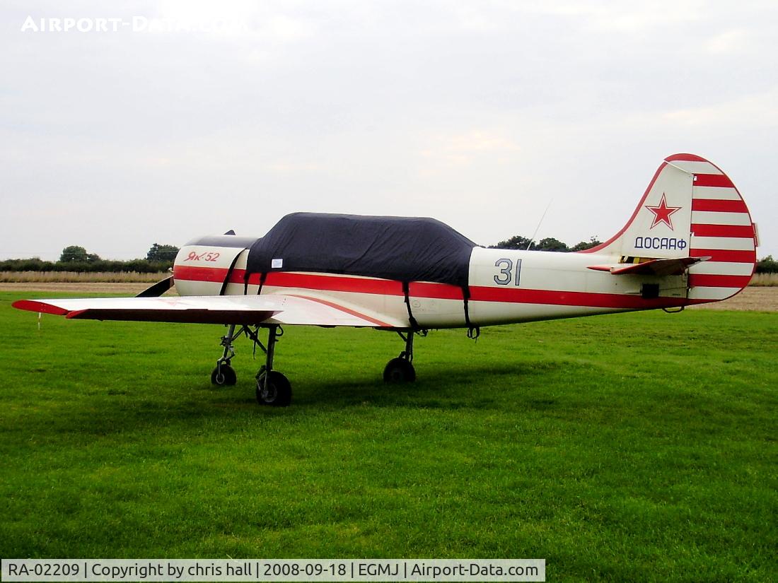RA-02209, 1991 Yakovlev (Aerostar) Yak-52 C/N 9111311, In DOSAAF colours