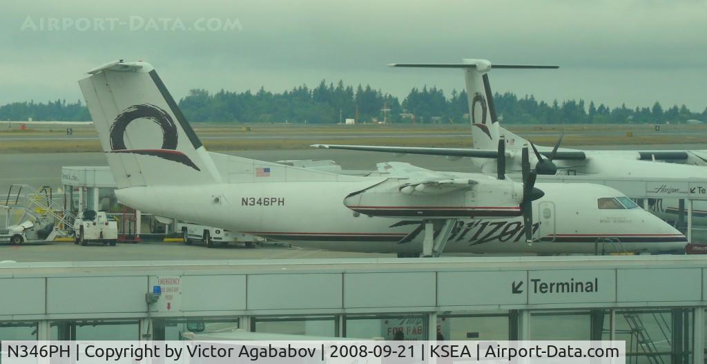 N346PH, 1997 De Havilland Canada DHC-8-202 Dash 8 C/N 477, At Seattle Tacoma