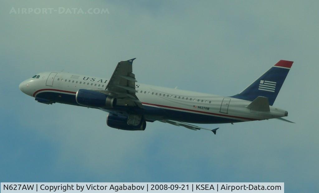 N627AW, 1989 Airbus A320-231 C/N 66, At Seattle Tacoma