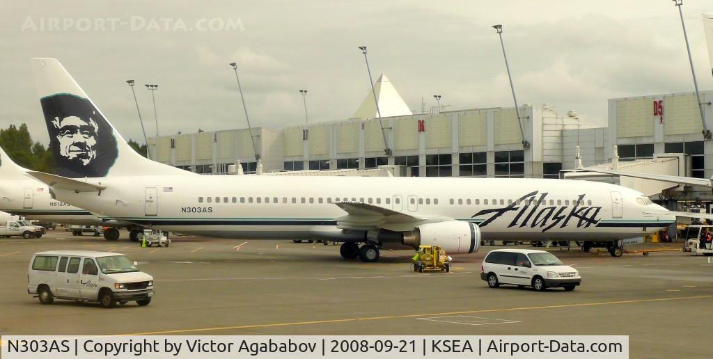 N303AS, 2001 Boeing 737-990 C/N 30016, At Seattle Tacoma