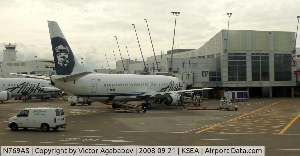 N769AS, 1993 Boeing 737-4Q8 C/N 25103, At Seattle Tacoma