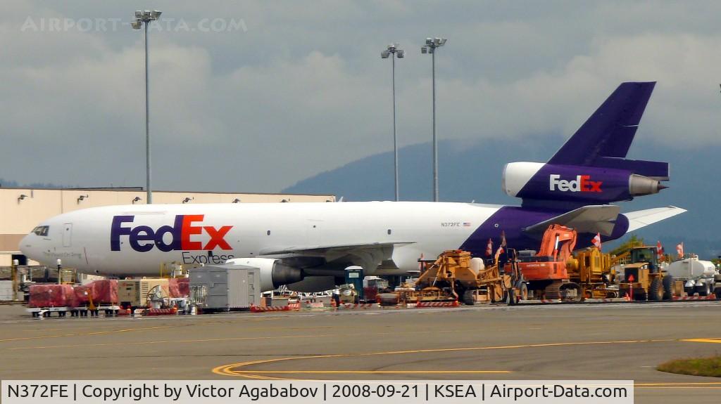 N372FE, 1972 McDonnell Douglas MD-10-10F C/N 46610, At Seattle Tacoma