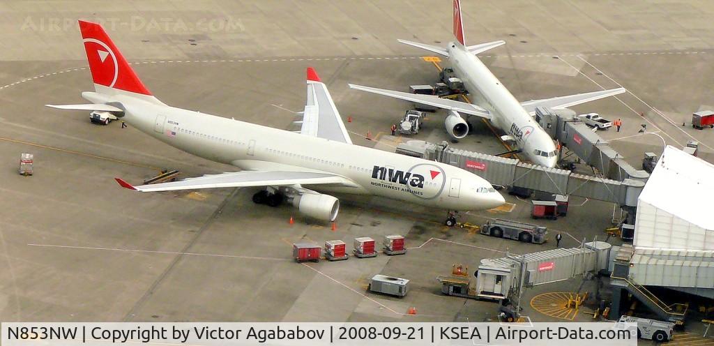 N853NW, 2004 Airbus A330-223 C/N 0618, At Seattle Tacoma