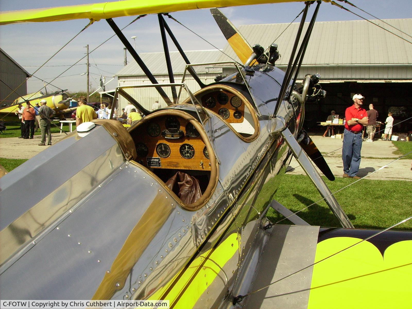 C-FOTW, 1943 Meyers OTW-160 C/N 89, Meyer's OTW at Tiger Boy's Fly-in, Guelph, Ont 2008