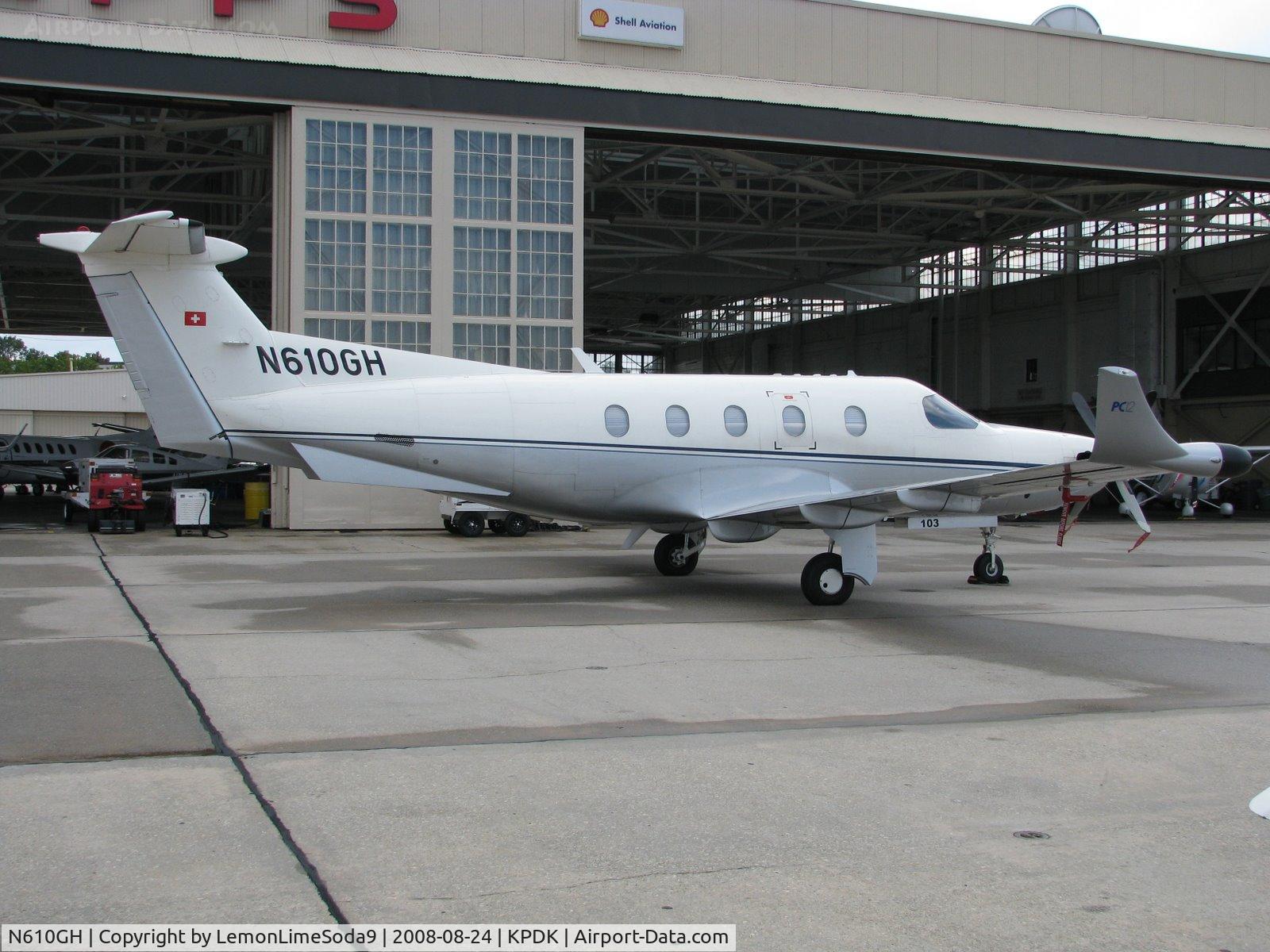 N610GH, 2003 Pilatus PC-12 C/N 103, Just another day at the airport.