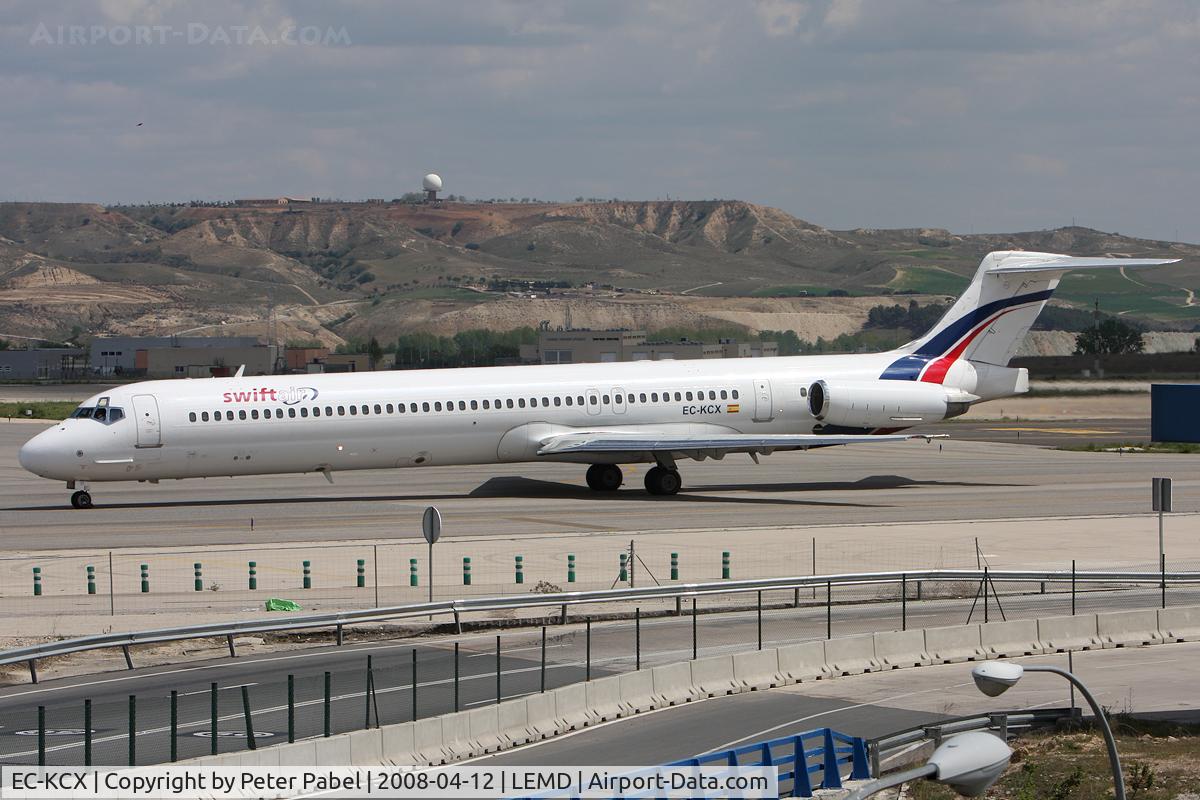 EC-KCX, 1988 McDonnell Douglas MD-83 (DC-9-83) C/N 49619, MAD Spotter Trip