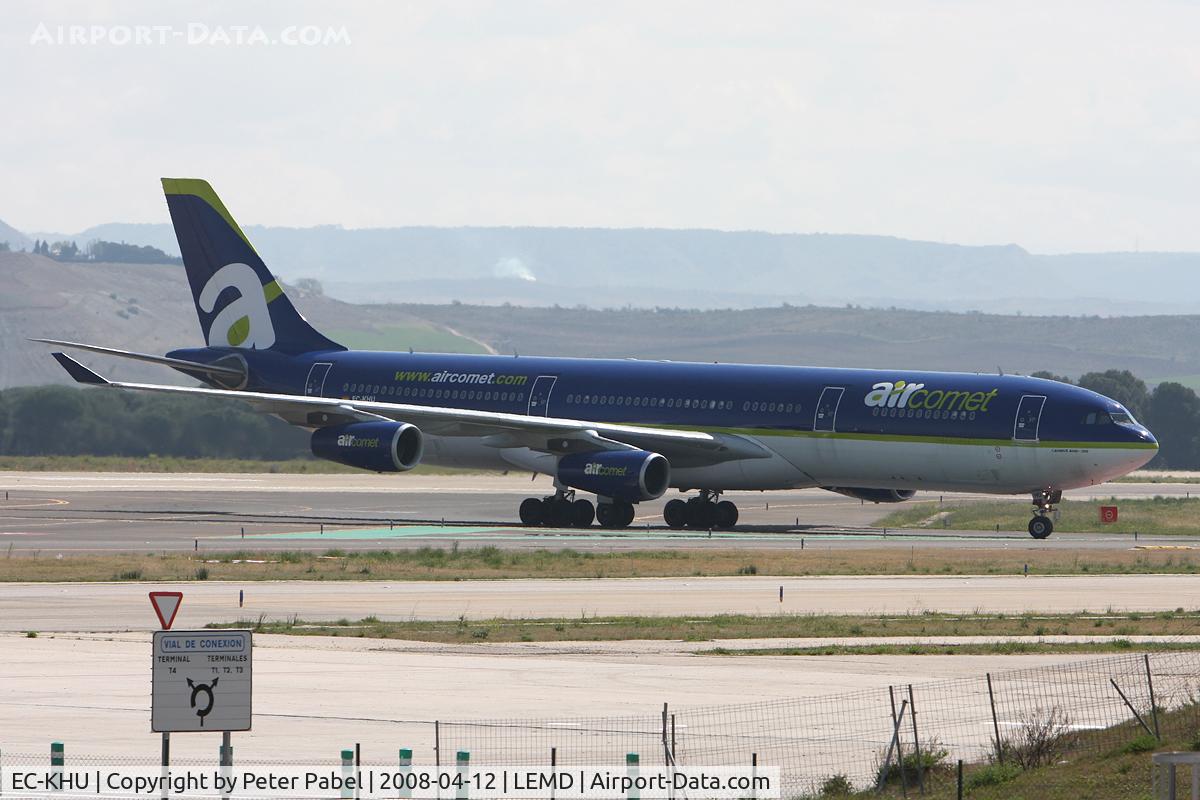 EC-KHU, Airbus A340-312 C/N 007, MAD Spotter Trip