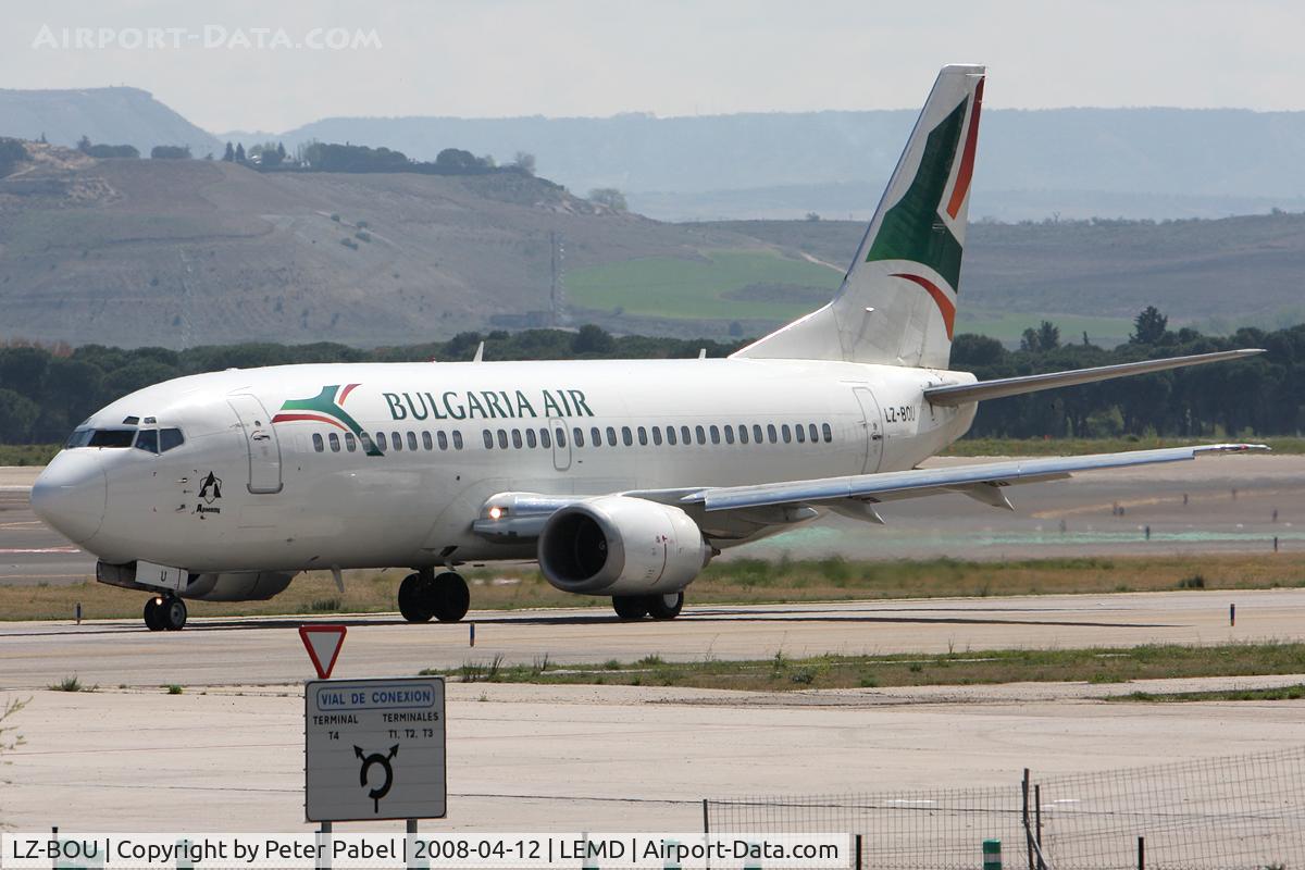 LZ-BOU, 1987 Boeing 737-3L9 C/N 23717/1365, MAD Spotter Trip