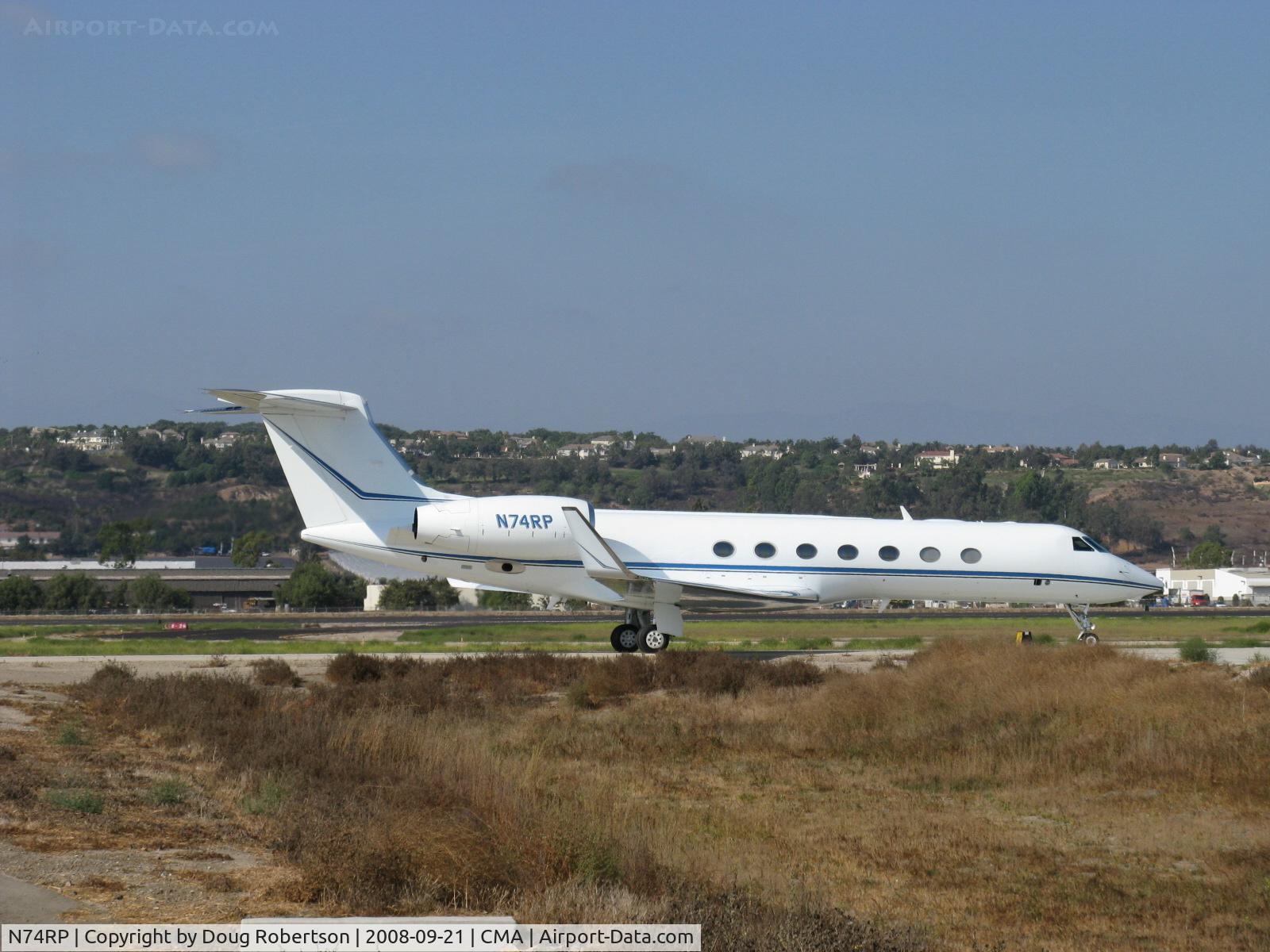 N74RP, 2004 Gulfstream Aerospace GV-SP (G550) C/N 5058, 2004 Gulfstream Aerospace GV-SP (G550), two Rolls Royce Deutschland BR-710-C4-11 turbofans of 15,385 lb st each with FADEC, taxi back
