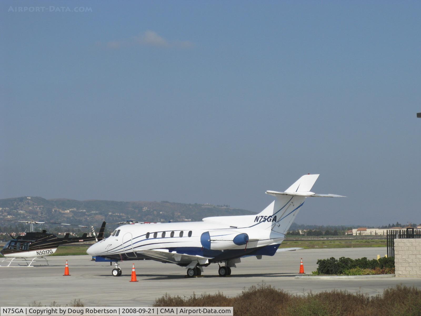 N75GA, 1976 Hawker Siddeley HS.125 Series 600A C/N 256070, 1976 Hawker-Siddeley HS-125-600A, two Rolls Royce Bristol Viper Mk. 601-22 turbojets each rated at 3,750 lb st