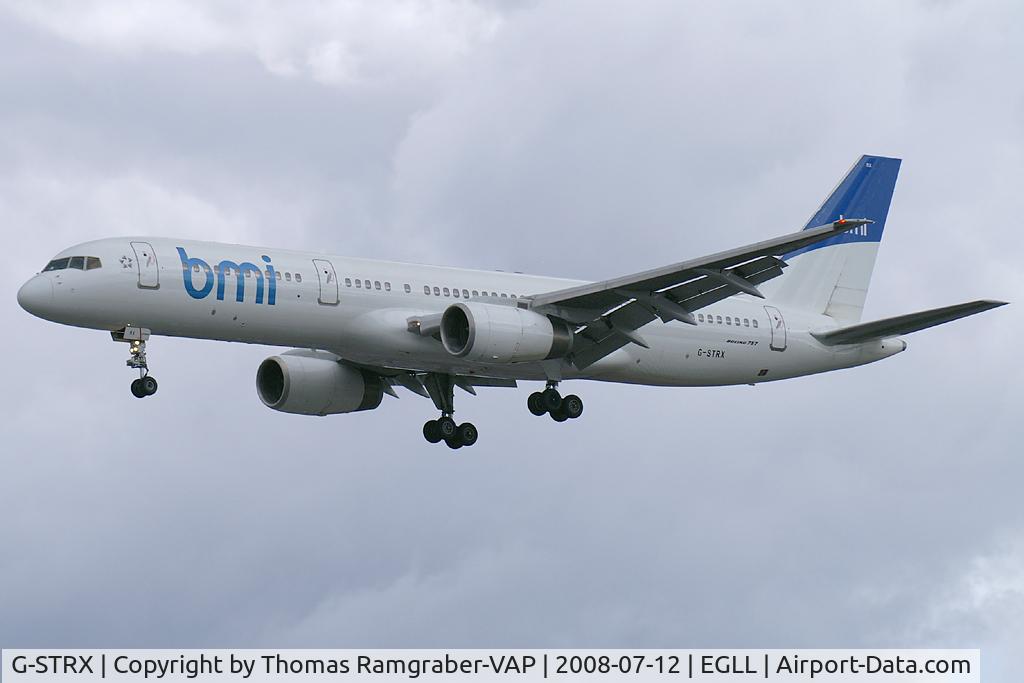 G-STRX, 1992 Boeing 757-28A C/N 25621, BMI British Middland Boeing 757-200