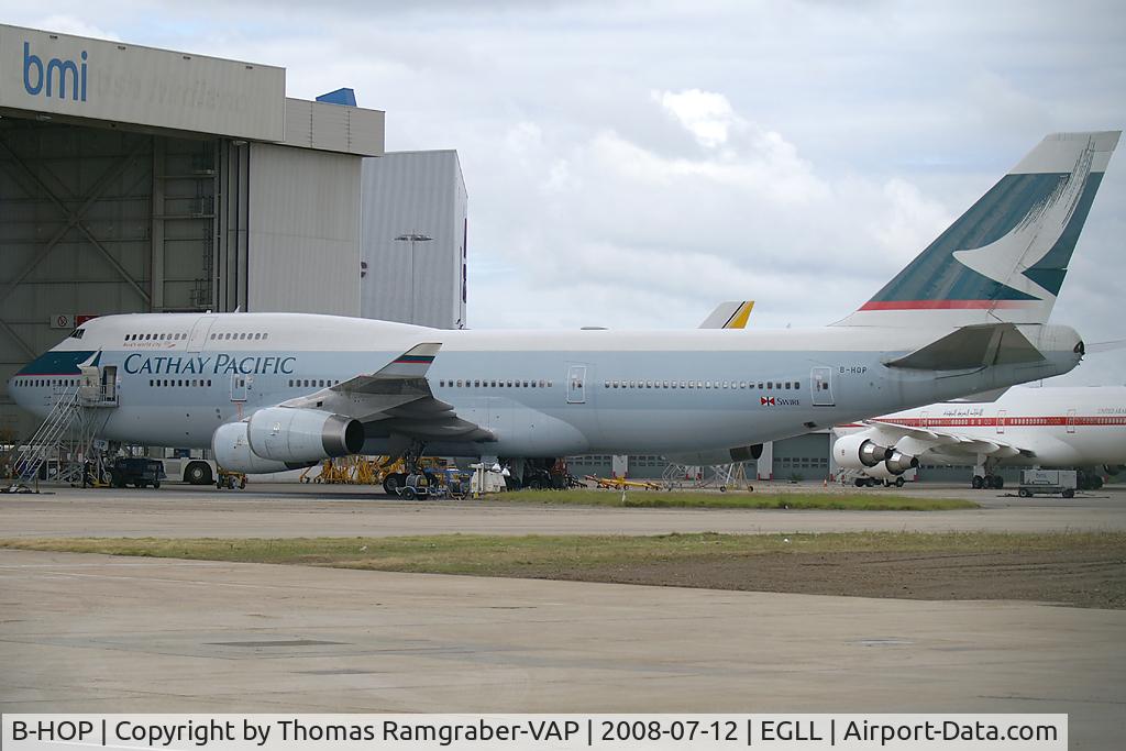 B-HOP, 1989 Boeing 747-467 C/N 23815, Cathay Pacific Boeing 747-400
