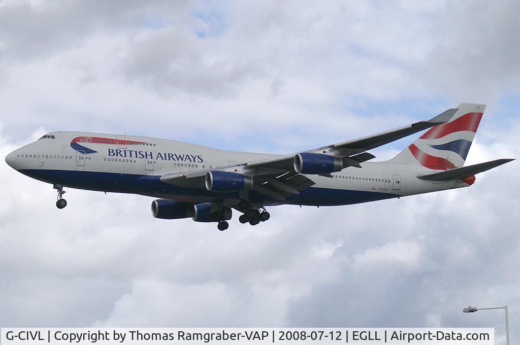 G-CIVL, 1997 Boeing 747-436 C/N 27478, British Airways Boeing 747-400