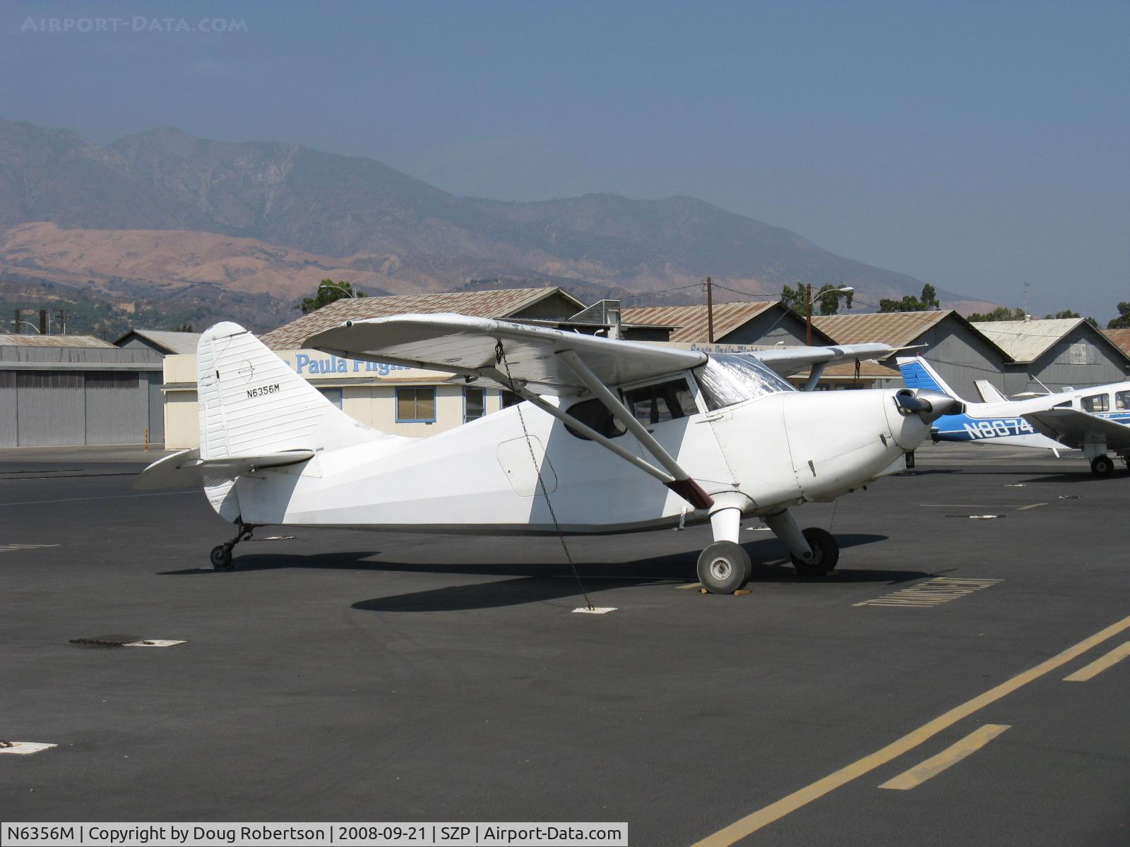 N6356M, 1948 Stinson 108-3 Voyager C/N 108-4356, 1948 Stinson 108-3 VOYAGER, Franklin 6A4-165-B3 165 Hp