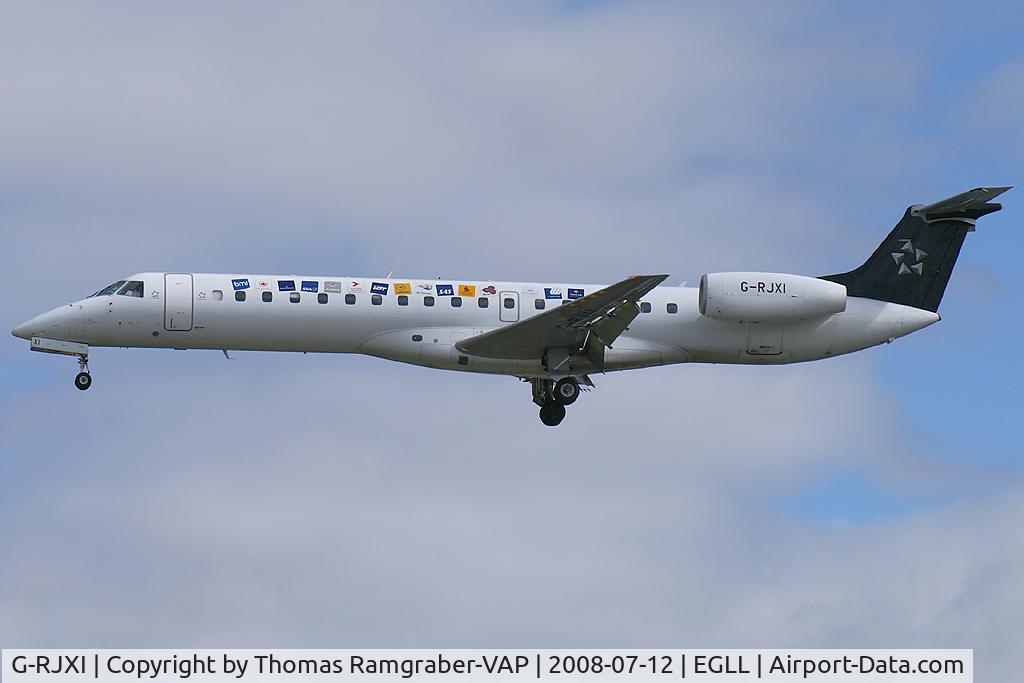 G-RJXI, 2001 Embraer EMB-145EP (ERJ-145EP) C/N 145454, BMI British Midland Embraer 145