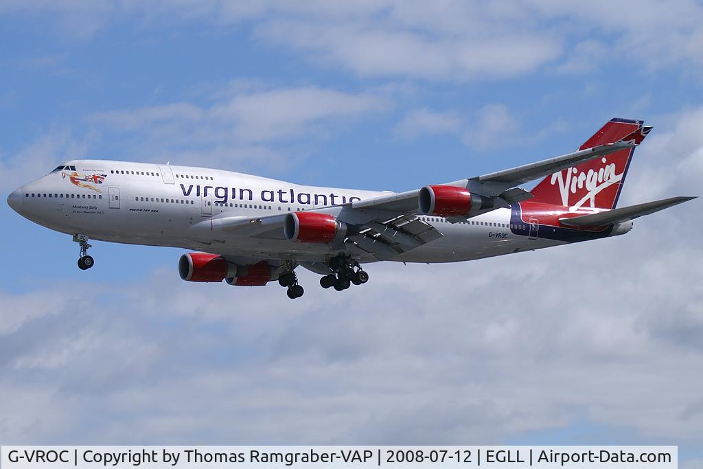 G-VROC, 2003 Boeing 747-41R C/N 32746, Virgin Atlantic Airways Boeing 747-400