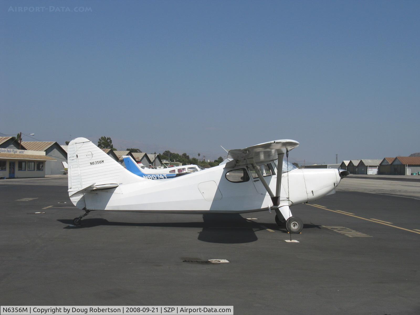 N6356M, 1948 Stinson 108-3 Voyager C/N 108-4356, 1948 Stinson 108-3 VOYAGER, Franklin 6A4-165-B3 165 Hp