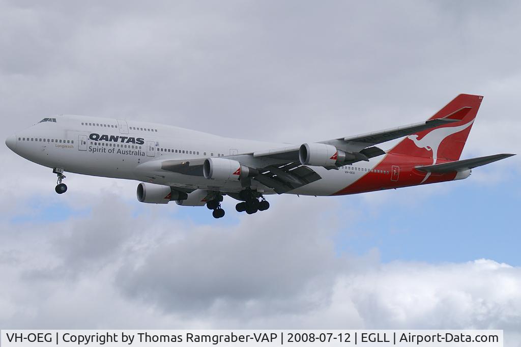 VH-OEG, 2002 Boeing 747-438/ER C/N 32911, Qantas Boeing 747-400