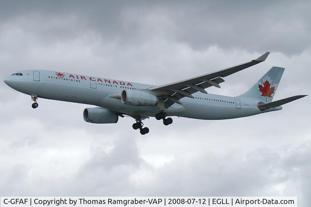 C-GFAF, 1999 Airbus A330-343 C/N 0277, Air Canada Airbus A330-300