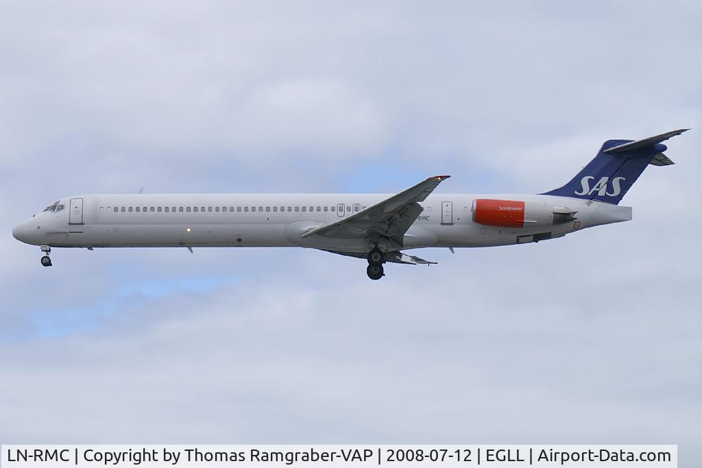 LN-RMC, 1989 McDonnell Douglas MD-82 (DC-9-82) C/N 49909, Scandinavian Airlines - SAS MDD MD80