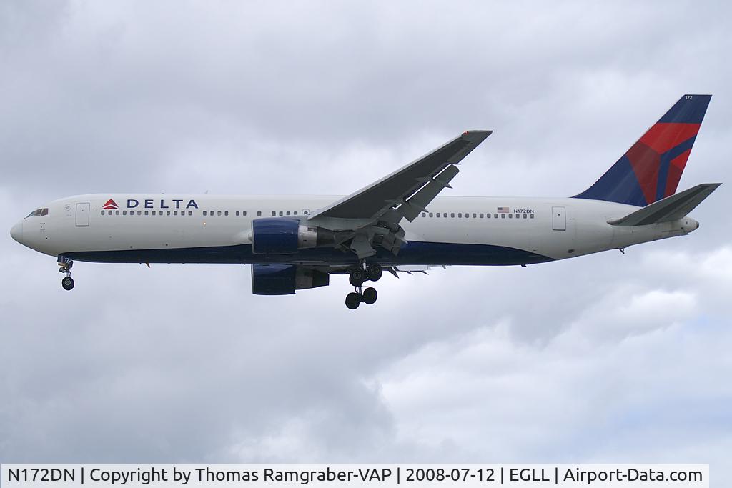 N172DN, 1990 Boeing 767-332 C/N 24775, Delta Airlines Boeing 767-300