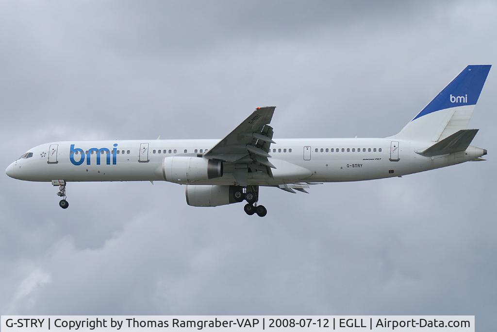 G-STRY, 1996 Boeing 757-28A C/N 28161, BMI British Midland Boeing 757-200