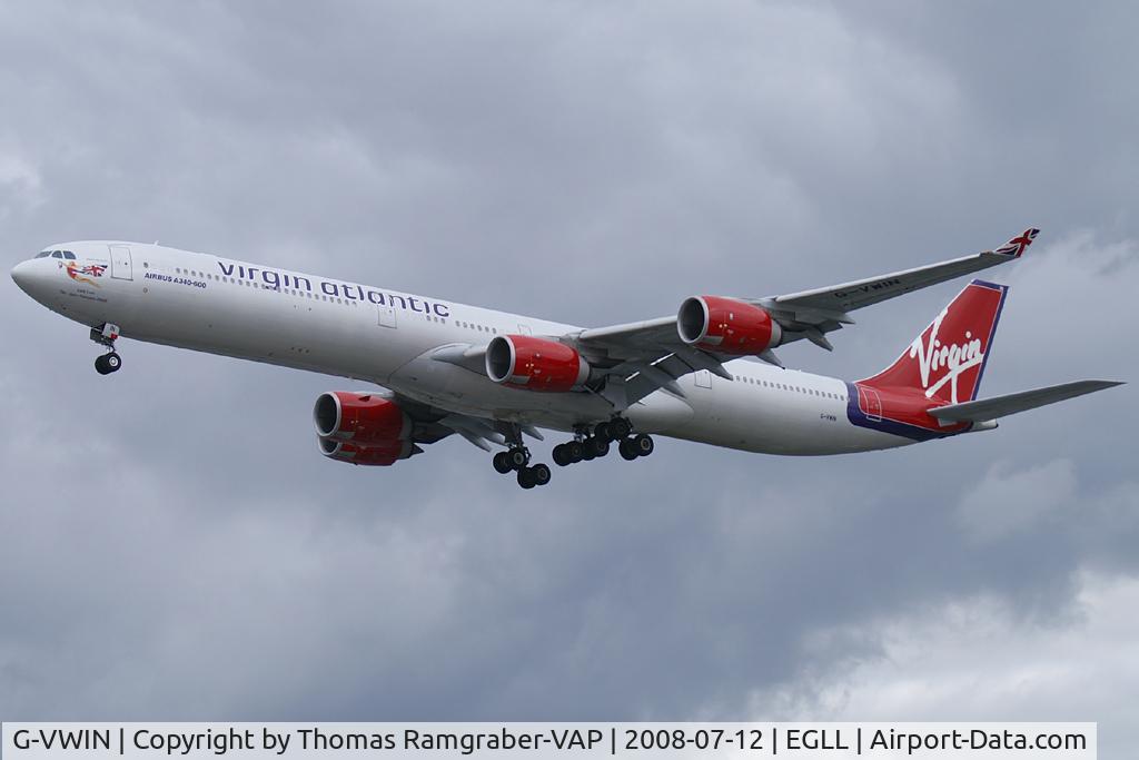 G-VWIN, 2006 Airbus A340-642 C/N 736, Virgin Atlantic Airways Airbus A340-600