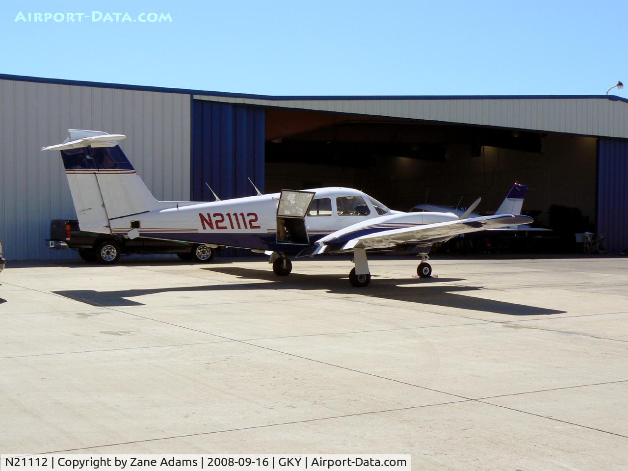 N21112, 1978 Piper PA-44-180 Seminole C/N 44-7995039, At Arlington Municipal