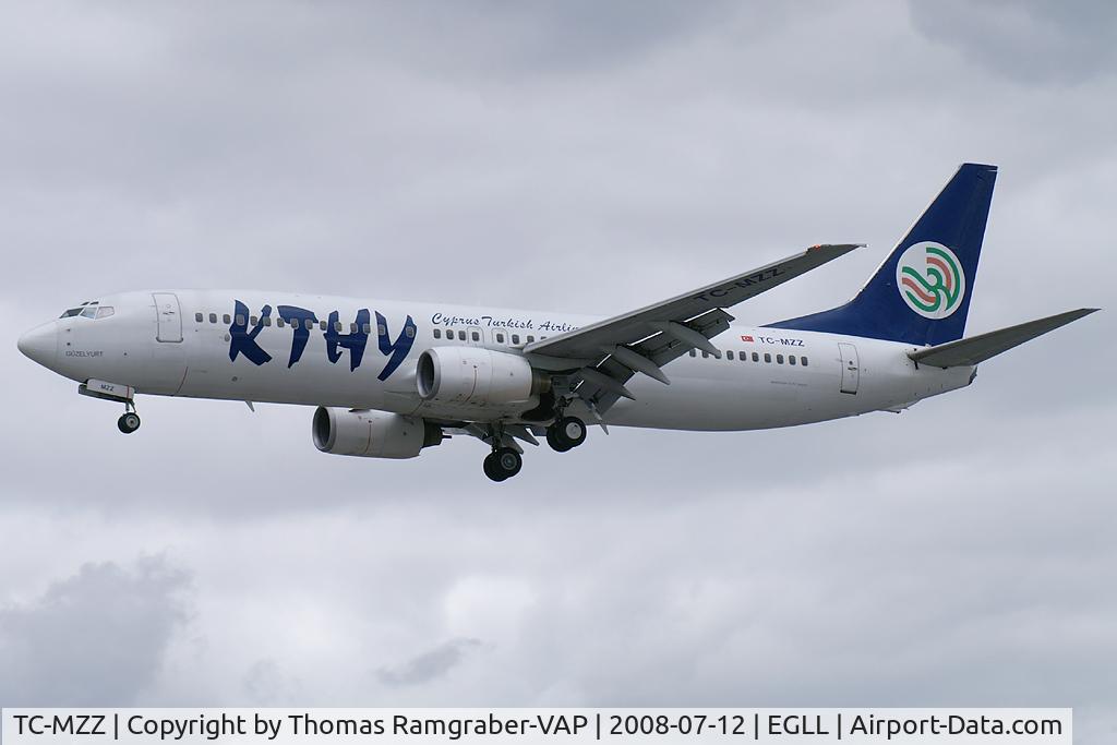 TC-MZZ, 2000 Boeing 737-8S3 C/N 29247, KTHY - Kibris Turkish Airlines Boeing 737-800