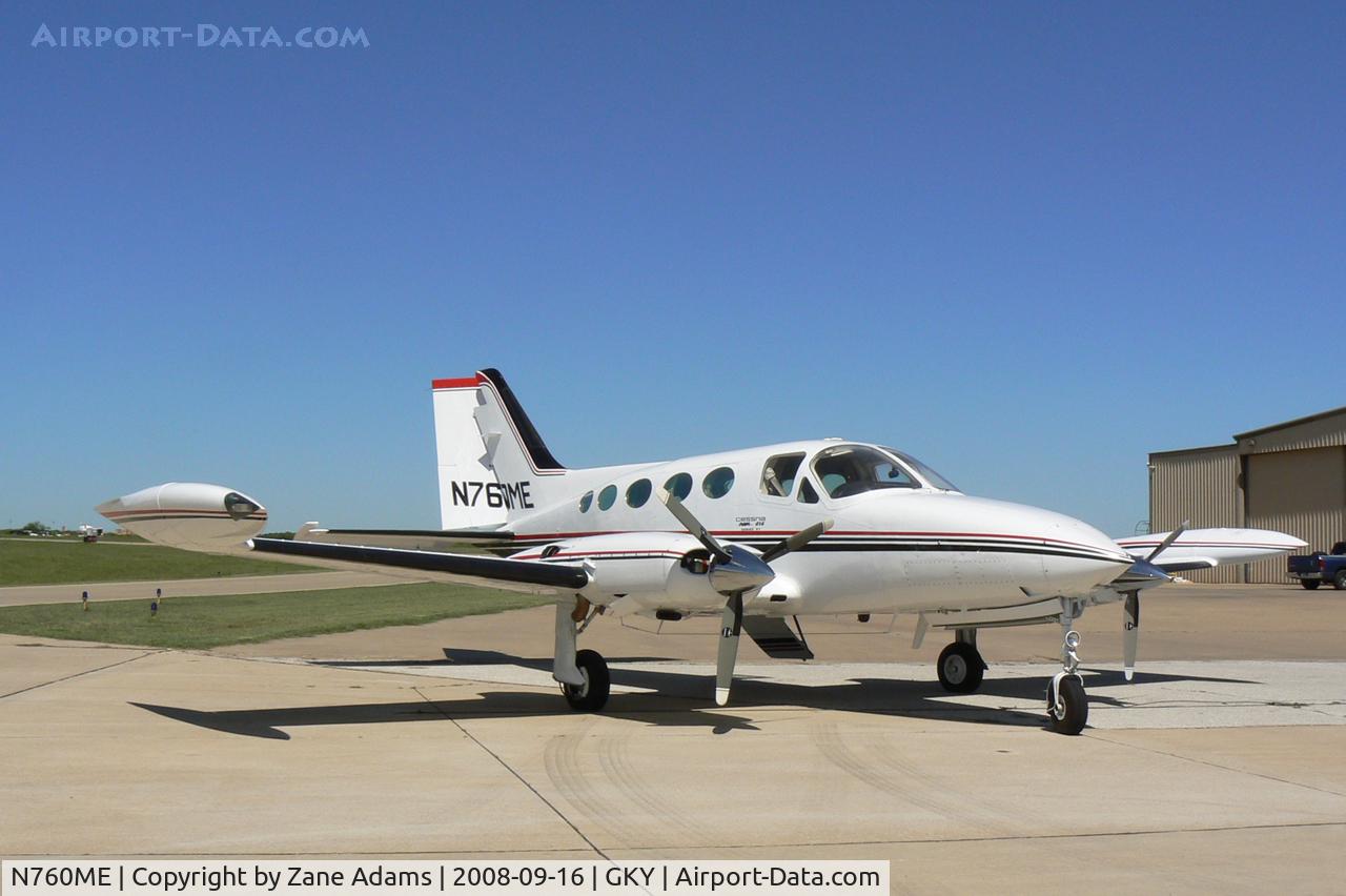 N760ME, 1975 Cessna 414 Chancellor C/N 414-0804, At Arlington Municipal