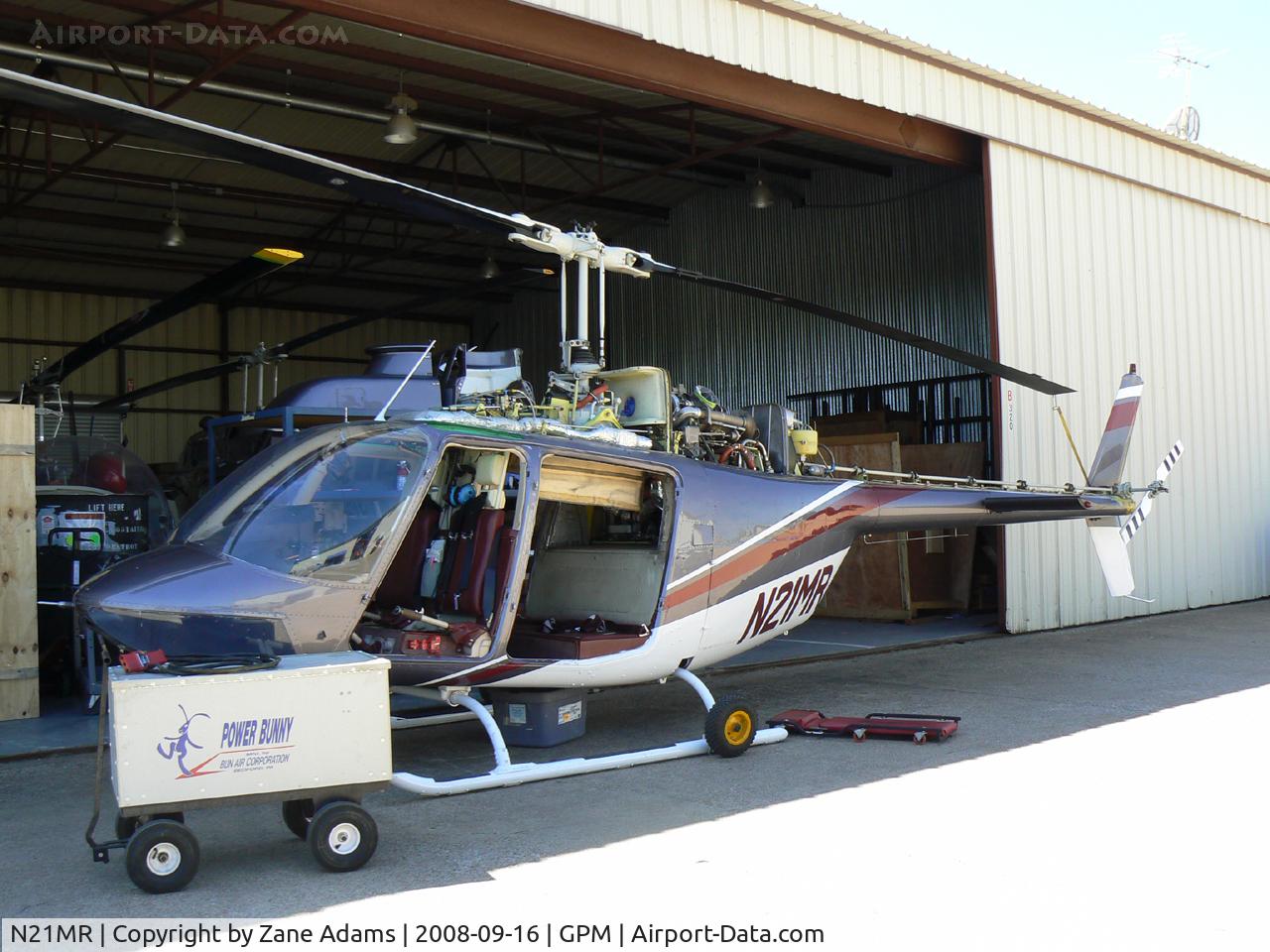 N21MR, 1978 Bell 206B JetRanger III C/N 2370, At Grand Prairie Municipal