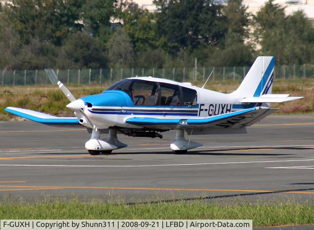 F-GUXH, Robin DR-400-160 Chevalier C/N 2483, Parked at the General Aviation area...