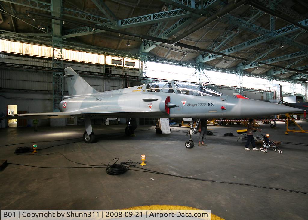 B01, Dassault Mirage 2000-5 C/N B01, Preserved inside Museum...