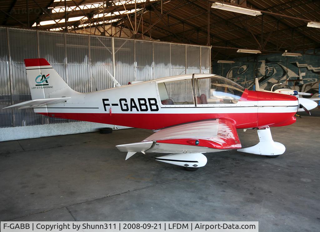 F-GABB, Robin DR-400-108  Dauphin 2+2 C/N 1114, Parked inside Airclub's hangar...