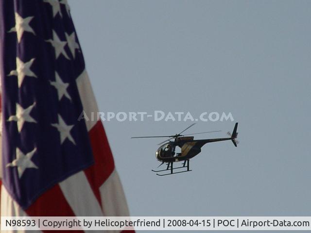 N98593, 1967 Hughes OH-6A Cayuse C/N 0978, Pomona Police American Flag Crew