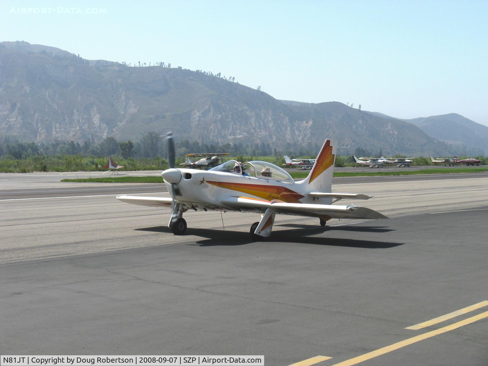 N81JT, 1982 Jurca MJ-5 Sirocco C/N 50, 1982 Tumilowicz JURCA MJ-5 SIROCCO, Lycoming A&C IO-360 220 Hp, 10 to 1 pistons, taxi to Rwy 22