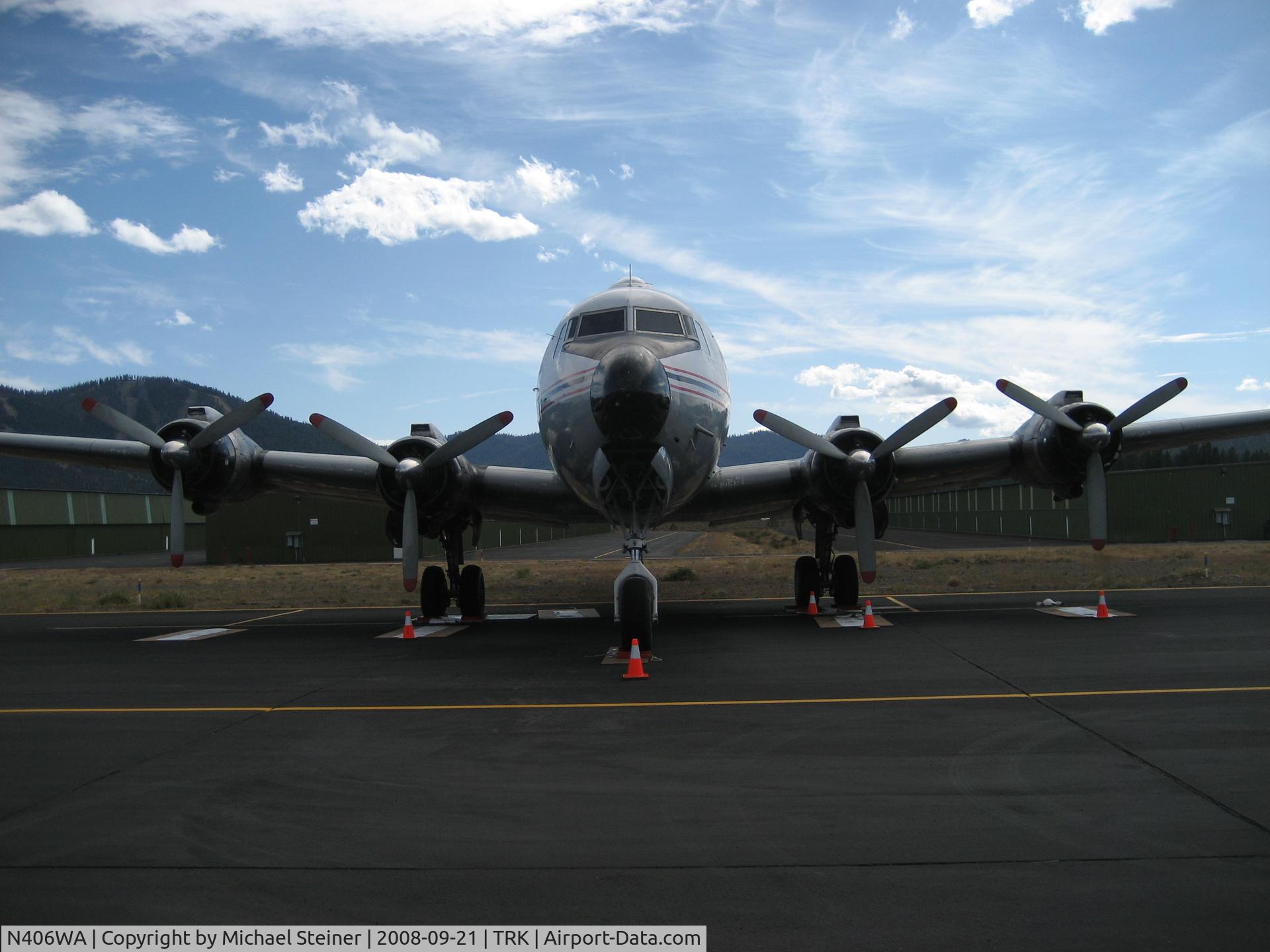 N406WA, Douglas C-54G (DC4-ME2) Skymaster C/N DO338, Beautiful aircraft, given its age !