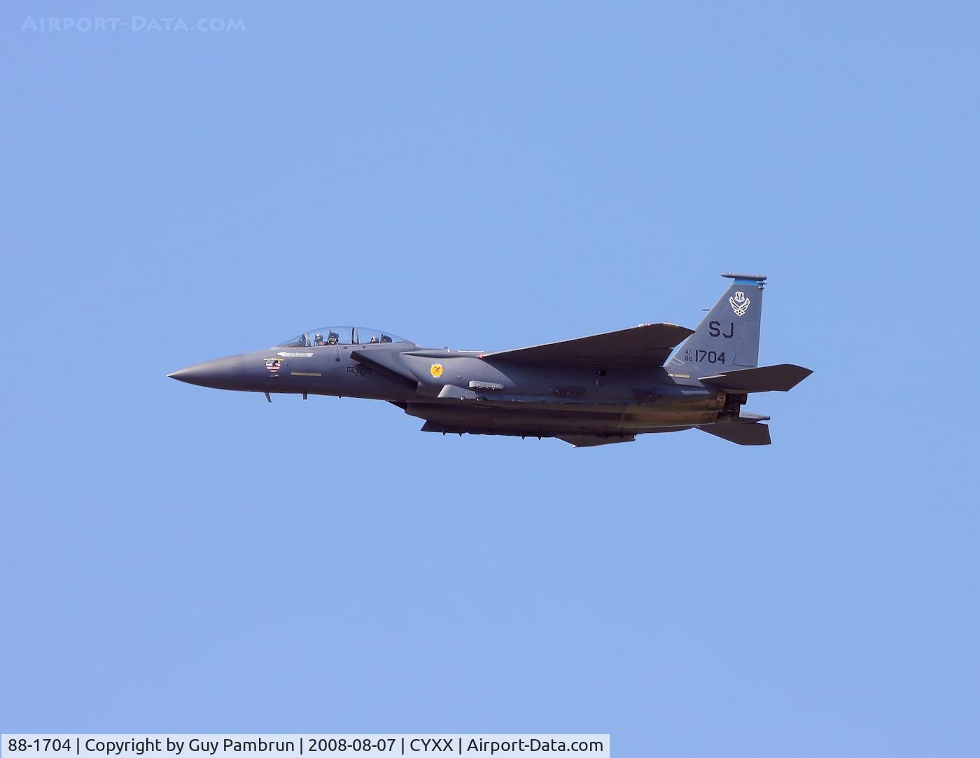 88-1704, 1988 McDonnell Douglas F-15E Strike Eagle C/N 1113/E088, Abbotsford Airshow 2008