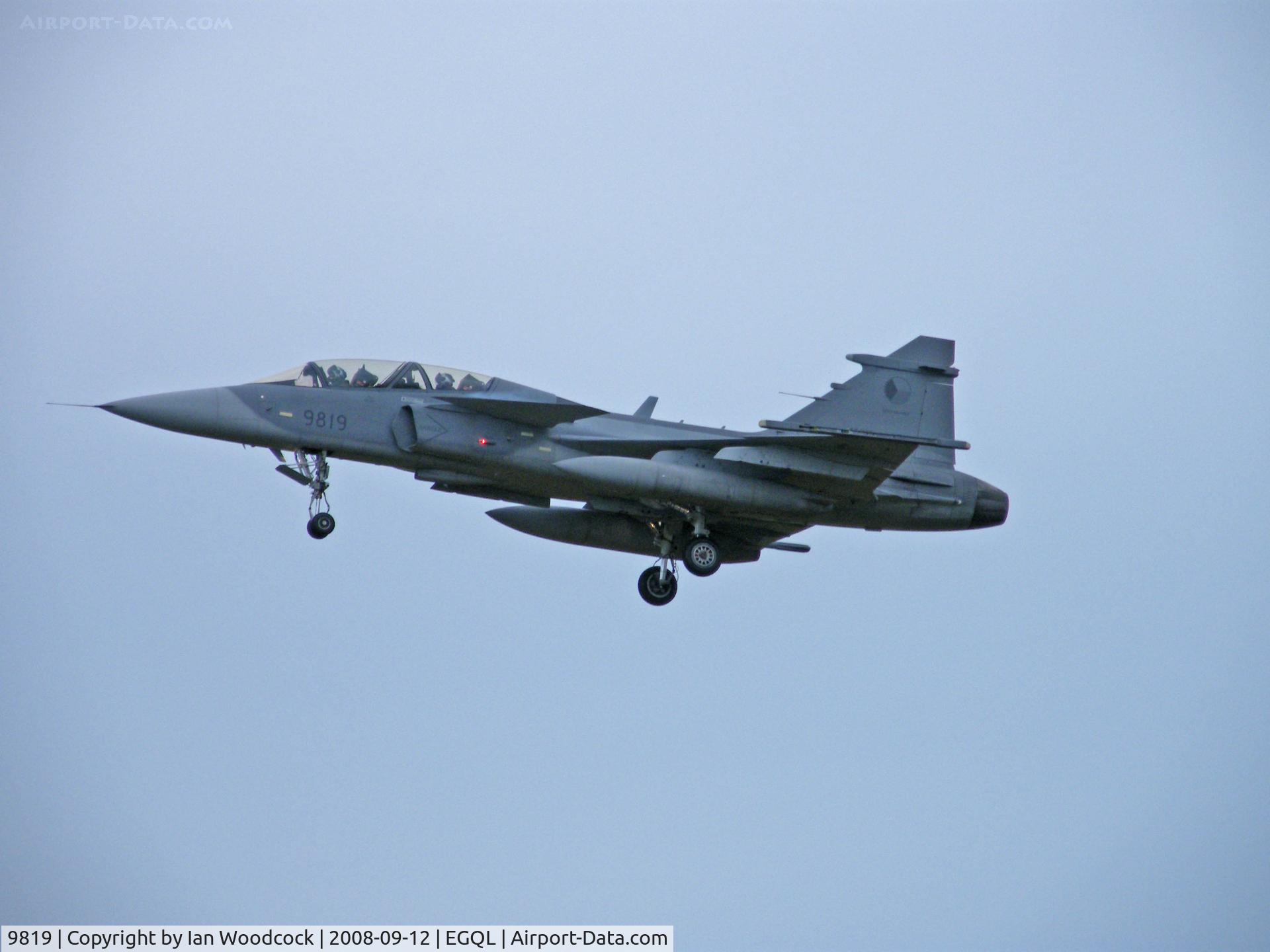 9819, Saab JAS-39D Gripen C/N 39819, Saab JAS-39D Gripen/Czech Air Force/RAF Leuchars