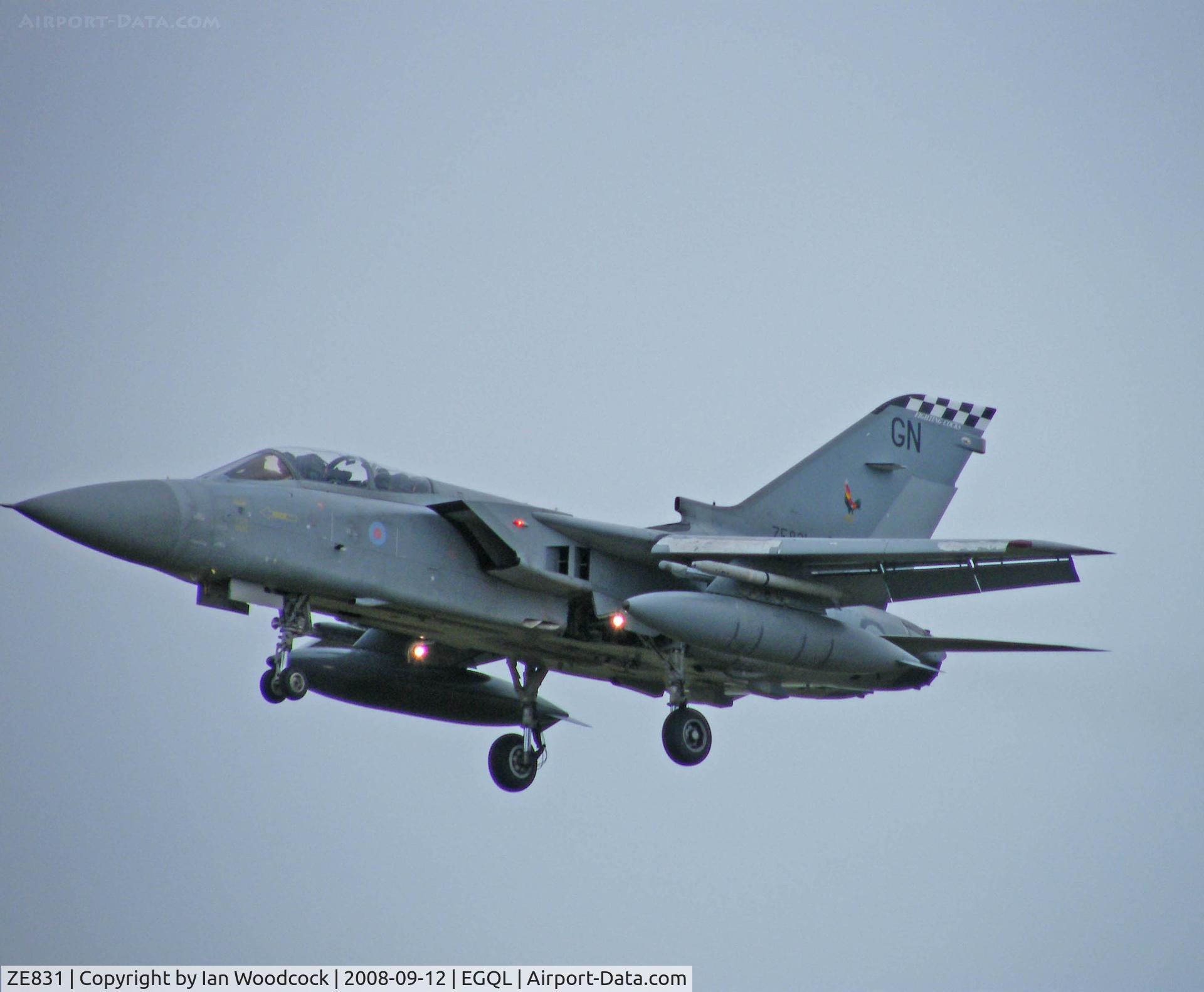 ZE831, 1988 Panavia Tornado F.3 C/N AS075/719/3328, Tornado F3/43 Sqn,RAF/RAF Leuchars