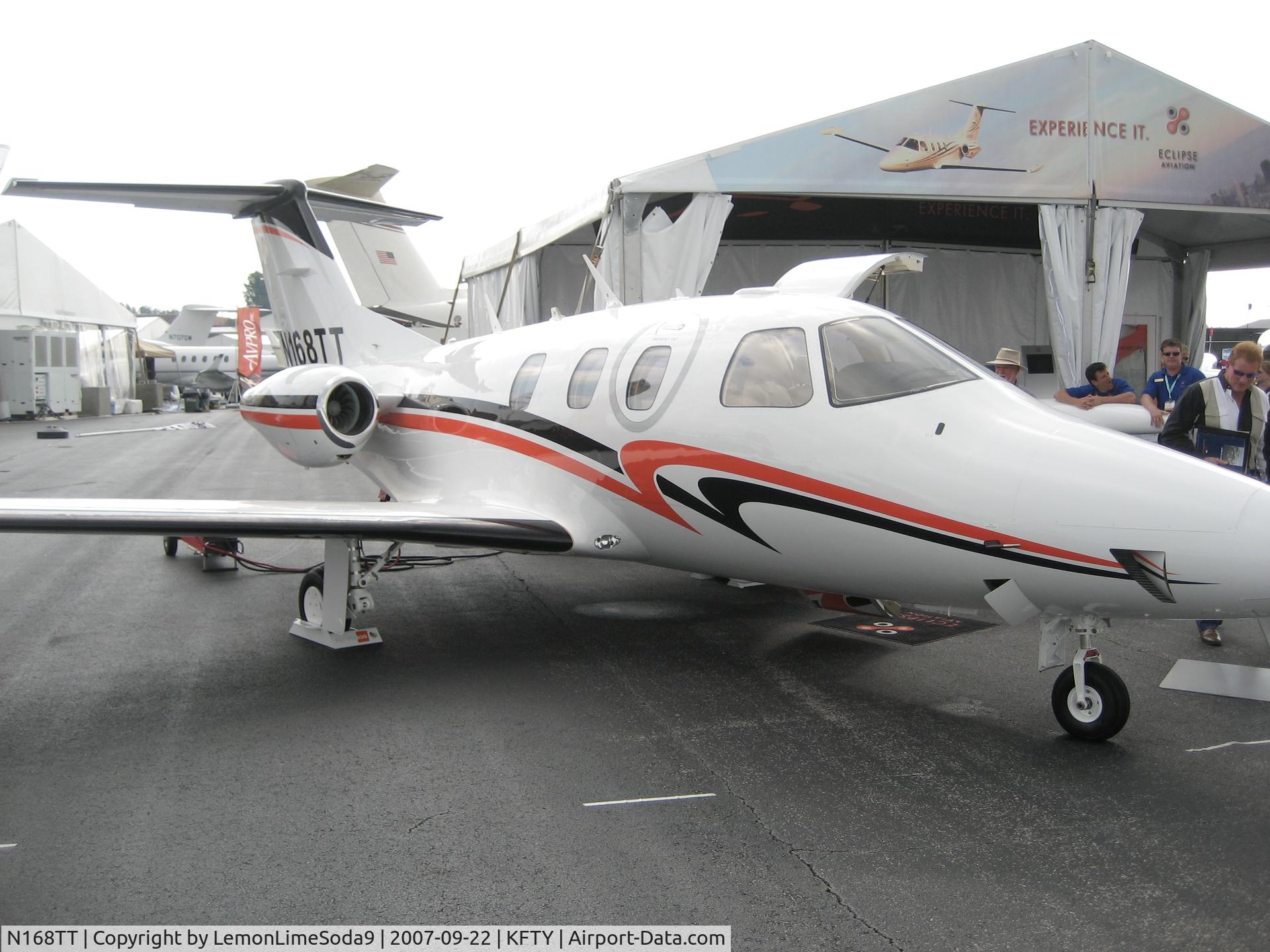 N168TT, 2007 Eclipse Aviation Corp EA500 C/N 000042, Just another day at the airport.