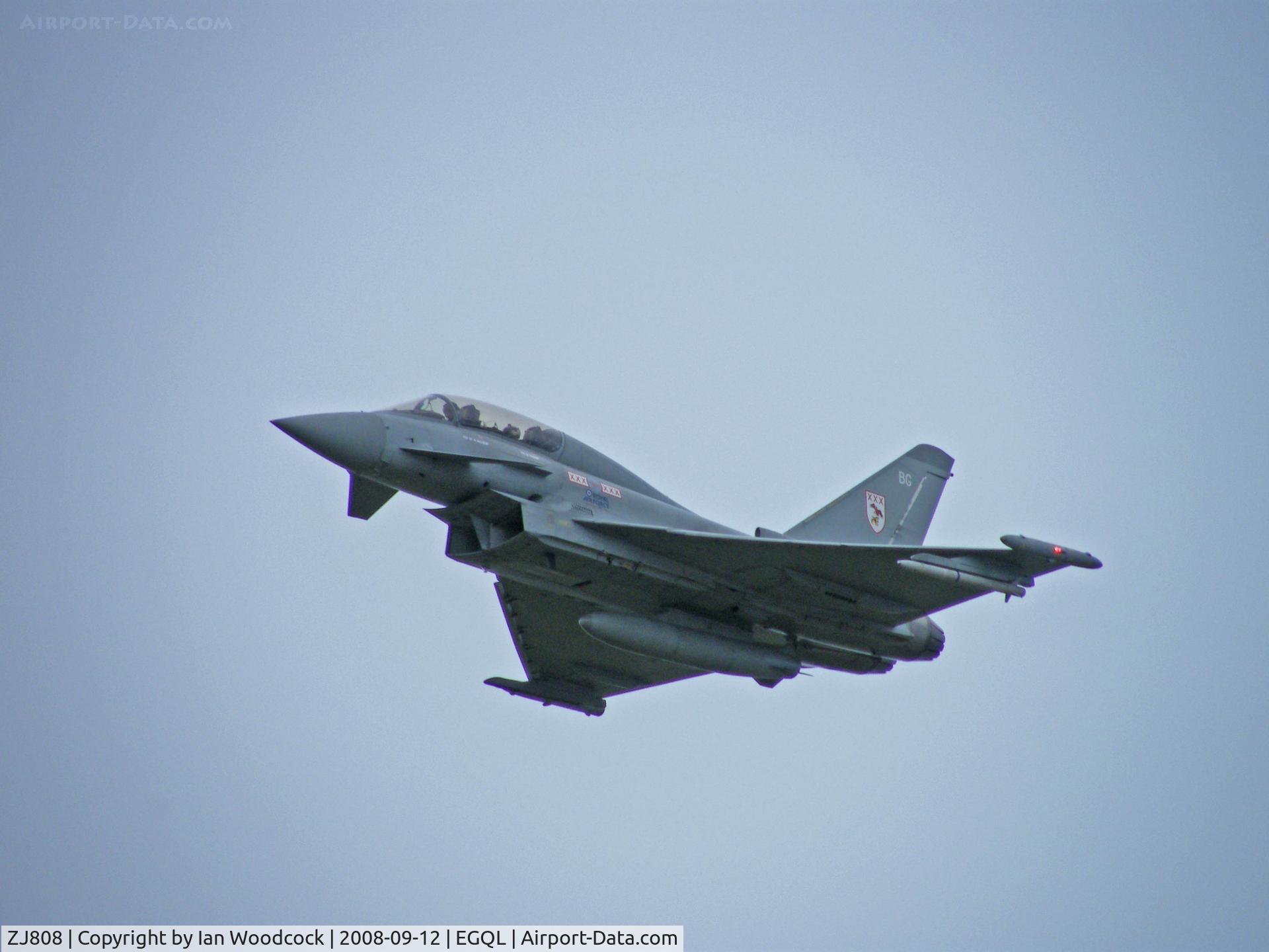 ZJ808, 2004 Eurofighter EF-2000 Typhoon T3 C/N 0028/BT009, BAe Typhoon F2/29 Sqn,Royal Air Force.