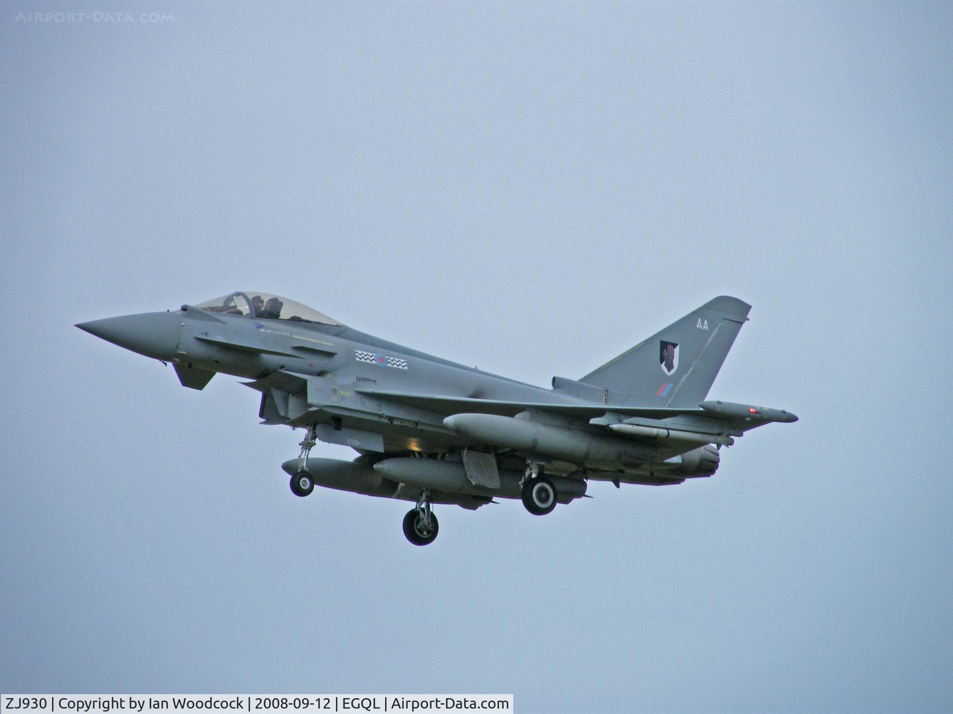 ZJ930, 2006 Eurofighter EF-2000 Typhoon FGR4 C/N 0099/BS021, BAe Typhoon F2/17 Sqn,Royal Air Force.