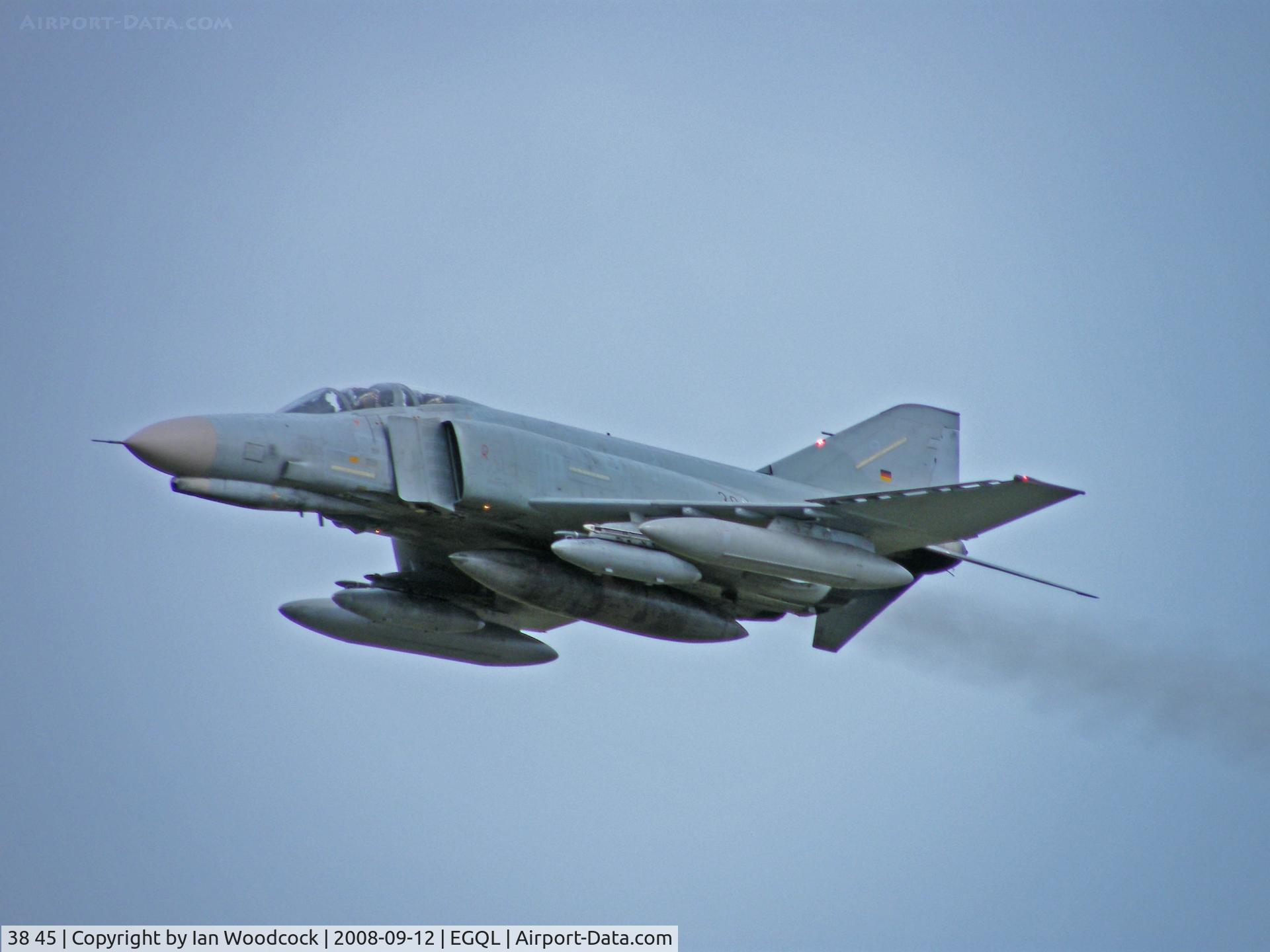 38 45, 1972 McDonnell Douglas F-4F Phantom II C/N 4740, McDonnell-Douglas F-4F/JG-71,at RAF Leuchars.