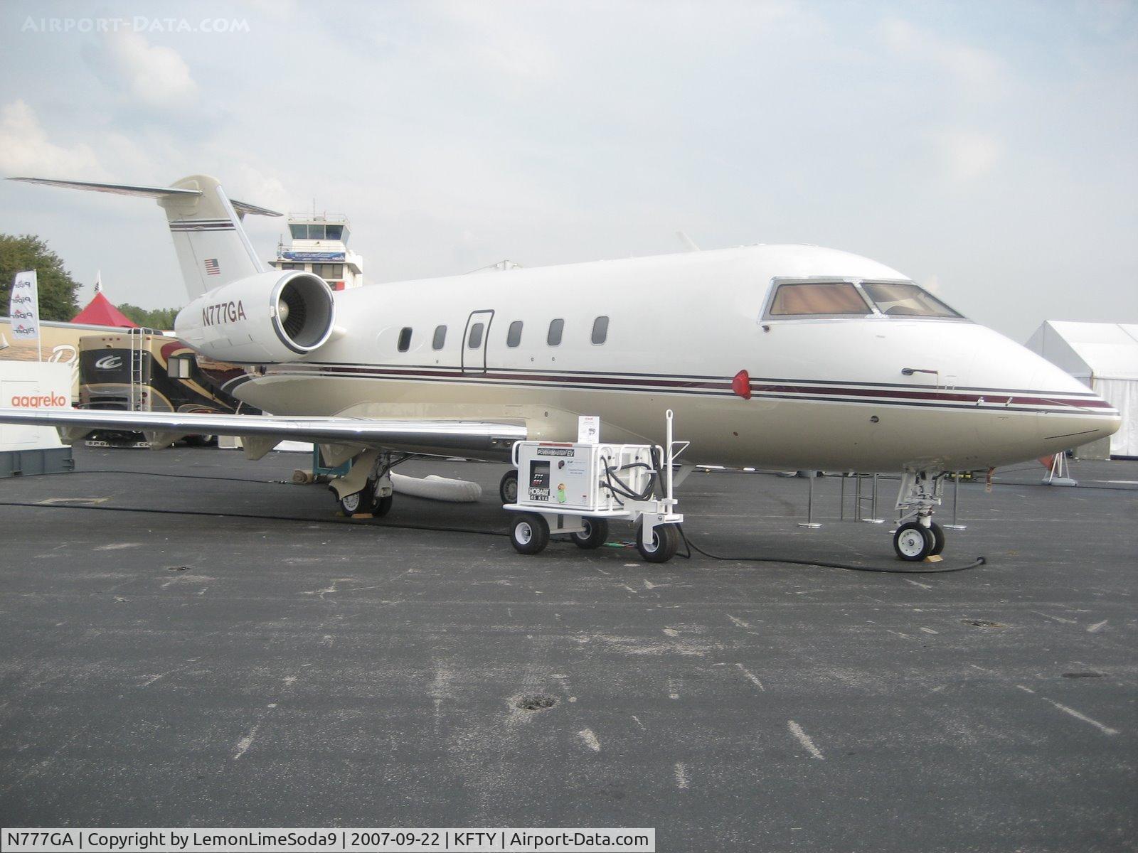 N777GA, 1982 Canadair Challenger 600 (CL-600-1A11) C/N 1056, Just another day at the airport.