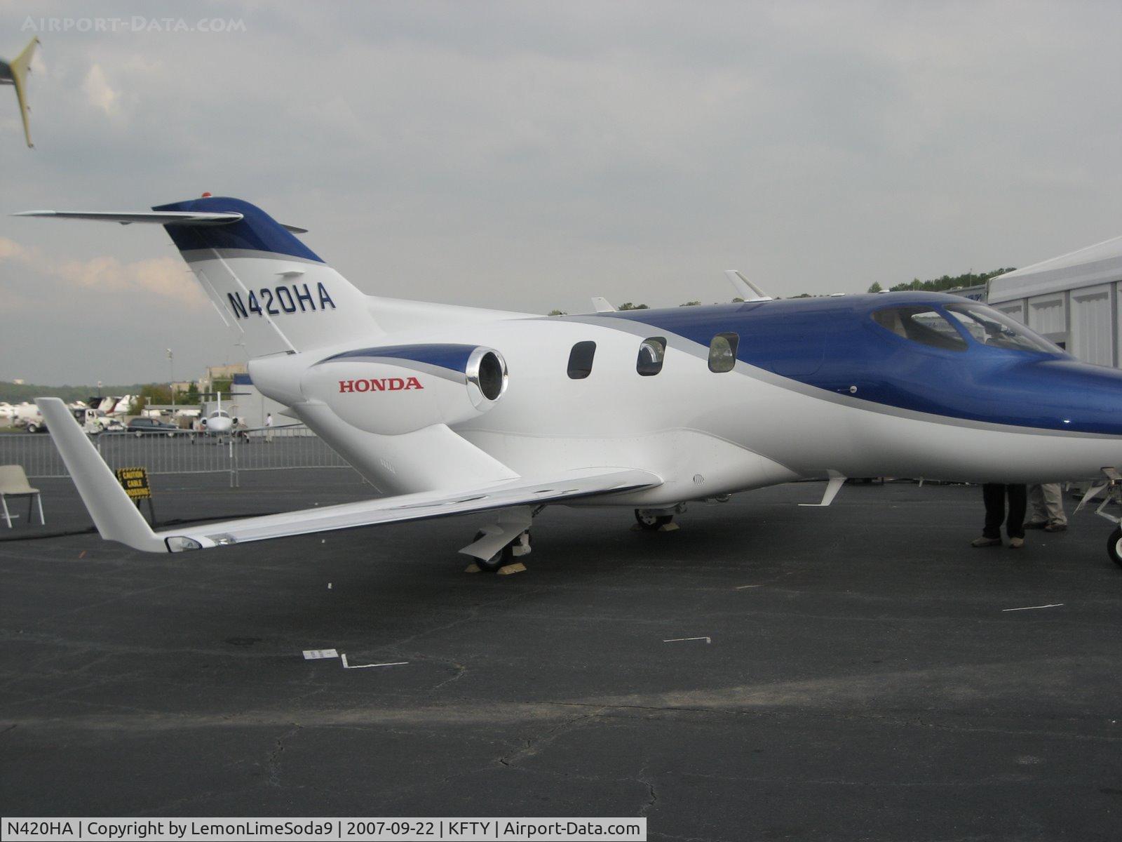 N420HA, 2003 Honda HA-420 HondaJet C/N P001, Just another day at the airport.