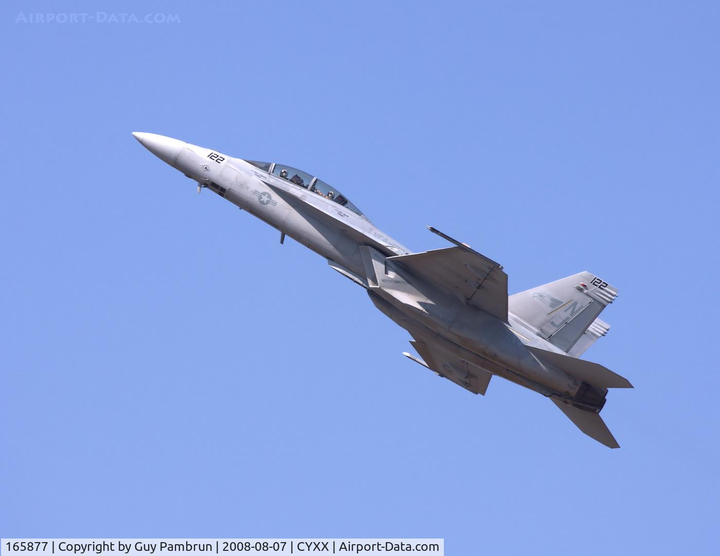 165877, Boeing F/A-18F Super Hornet C/N F037, Abbotsford Airshow 2008