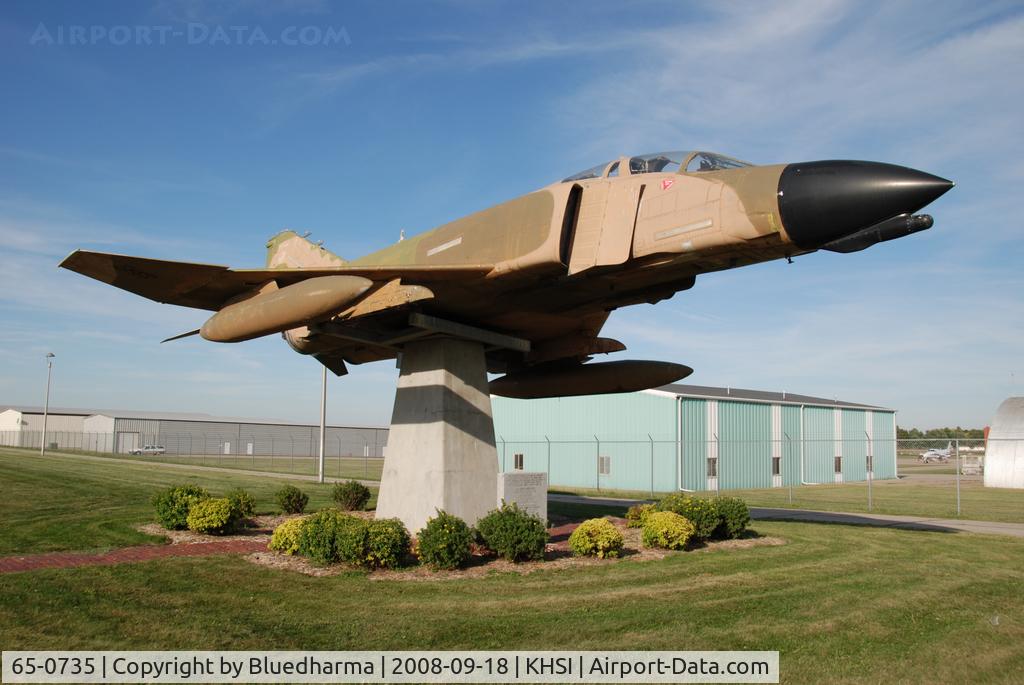 65-0735, 1965 McDonnell F-4D Phantom II C/N 1794, McDonnell Douglas F-4D Phantom II Aircraft Display in Hastings,NE