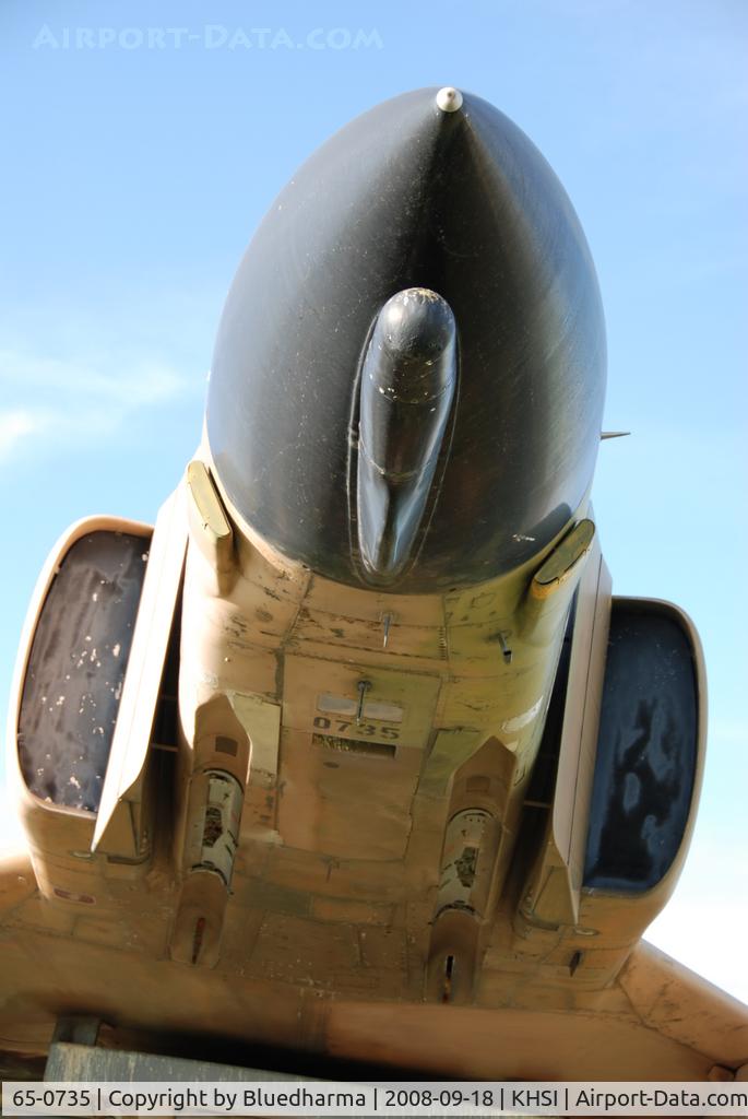 65-0735, 1965 McDonnell F-4D Phantom II C/N 1794, McDonnell Douglas F-4D Phantom II Aircraft Display in Hastings,NE